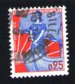 FRANCE Oblitration ronde Used Stamp Marianne  la nef 1960 Y&T 1234