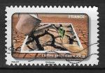 FRANCE - 2010 - Yt n A412 - Ob - Fte du timbre ; leau ; scheresse ; water