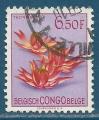 Congo Belge N317 Fleur - thonningia 6F50 oblitr