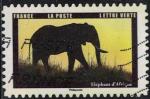 France 2022 Les Animaux au Crépuscule Eléphant d'Afrique Y&T FR 2099 SU