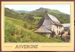 CPM Rgion Auvergne une Ferme au pied du PLOMB du CANTAL (toile)