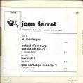EP 45 RPM (7")  Jean Ferrat  "  La montagne  "