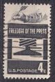ETATS UNIS - 1958 - Liberté de la presse - Yvert 652 Oblitéré