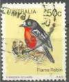 Australie 1979 - Oiseau & nid/Bird & nest : miro embras/flame robin - YT 680 