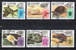 Animaux Tortues Cambodge 1998 (117) srie complte Yv 1556  1561 oblitr used