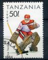 Timbre Rpublique de TANZANIE 1994  Obl  N 1493  Y&T  Sport Hockey sur Glace