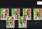 Lot de timbres oblitrs du Nicaragua Football TH1305/06/08