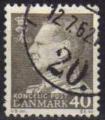 Danemark/Denmark 1961 - Roi/King Frederik IX, 40 re - YT 401 