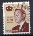Timbre MAROC 1981 - YT 907 - Le roi Hassan II