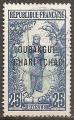 oubangui - n 8  obliter - 1915/18 