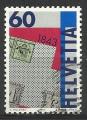 Suisse 1993; Y&T n 1424; 60c 150e anniversaire du timbre-poste