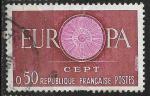 France - 1960 - YT n 1267   oblitr