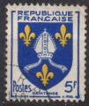 FRANCE N 1005 o Y&T 1954 Armoiries des provinces (Saintonge)