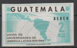GUATEMALA Timbre issus du BF 9 type  PA 447 1969
