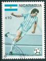 Nicaragua 1986 Y&T Pa1158 oblitr Football