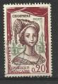 France 1961; Y&T n 1301; 0,20F Roxane par la Champmesl