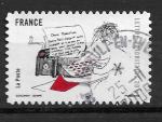 France N  365 Nicolas tapant une lettre sur une machine  crire    2009