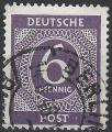 Allemagne - ZONE AAS - 1946 - Yt n 6 - Ob - 6p violet