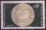 1542 - Cinquantenaire des chques postaux- oblitr - anne 1968   