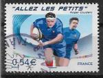 2007 FRANCE 4032 oblitr,cachet rond, rugby