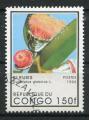 Timbre Rpublique du CONGO  1996  Obl  N  1???   Y&T  Fleurs