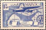 Maroc (Prot.Fr) Avion N** Yv: 45 Mi:178
