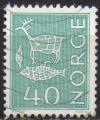 NORVEGE N 520 o Y&T 1968-1970 Armoiries Renne poisson pige