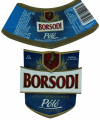 Hongrie Lot 2 tiquettes Bire Brasserie Borsodi Pl Alkoholmentes Vilgos Sr