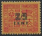 Indochine - 1931-41 - Y & T n 58 Timbre-taxe - MH
