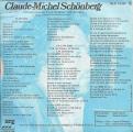 SP 45 RPM (7")  Claude Michel Schnberg  "  Slow moi  "