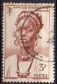 AFRIQUE OCCIDENTALE N 34 o  Y&T 1947 Jeune femme du Togo