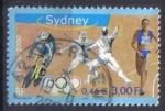FRANCE 2000 - YT 3340 - J.O. de Sydney - escrime, cyclisme, relais