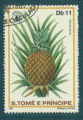 S. Thome & Principe 1981 - oblitr - arbres  fruits (ananas)