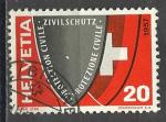 Suisse 1957; Y&T n 588; 20c Protection civile