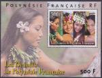 Bloc feuillet neuf ** n 25(Yvert) Polynsie 2000 - Les beauts de Polynsie