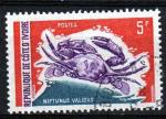 COTE D'IVOIRE N 312 o Y&t 1971 Faune Marine crabe (Neptunus validus)