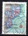MOZAMBIQUE N 444 o Y&T 1954 Carte du Mozambique