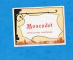 Ancienne tiquette de vin : Muscadet