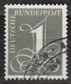 1955: Allemagne Yvert No. 102 obl. /  Bund MiNr. 226 gest. (d276) 
