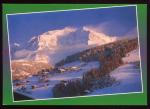 CPM contre la lumire Image de nos montagnes en hiver