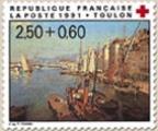 France 1991 Y&T 2733 oblitr Croix rouge