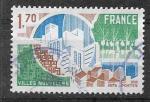 1975 FRANCE 1855 oblitr, cachet rond, villes nouvelles