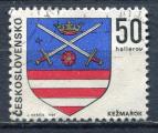 Timbre TCHECOSLOVAQUIE  1969  Obl   N 1753   Y&T   Armoiries 