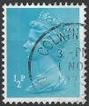 GRANDE BRETAGNE - 1970/80 - Yt n 605 - Ob - Machin 0,5p 1/2p turquoise