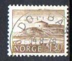 Norvge Yvert N696 Oblitr 1977 Forteresse STEINVIK