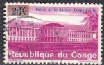 CONGO BELGE N 664 de 1968 oblitr "Palais de la Nation  Lopoldville"