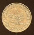 Pice Monnaie Allemagne  10 Pfennig 1984F  pices / monnaies