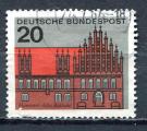Timbre  ALLEMAGNE RFA  1964 - 65  Obl   N  288   Y&T   Edifice