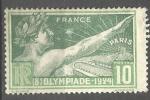 France 1924; Y&T n 183; 10c J.O. de 1924  Paris