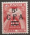 runion - taxe n 41  neuf/ch - 1949/50
